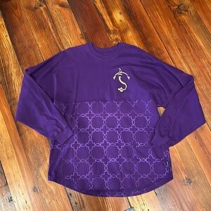 DISNEY ALADDIN BROADWAY LONG SLEEVE SPIRIT JERSEY SIZE LARGE NWT